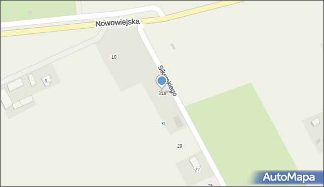 Nowa Wieś Ełcka, Sikorskiego Władysława, gen., 31a, mapa Nowa Wieś Ełcka