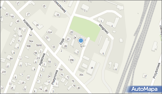 Nowe Pieścirogi, Sienkiewicza Henryka, 5, mapa Nowe Pieścirogi