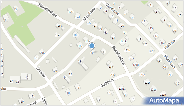 Nowogrodziec, Sienkiewicza Henryka, 20, mapa Nowogrodziec