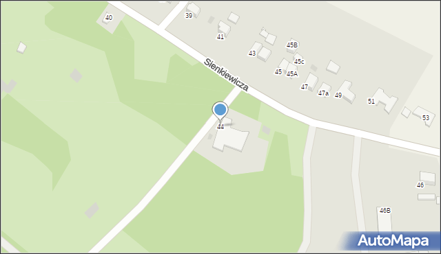 Nowy Tomyśl, Sienkiewicza Henryka, 44, mapa Nowy Tomyśl