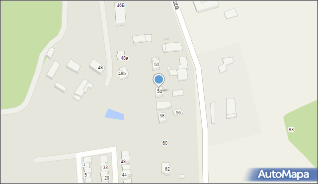 Nowy Tomyśl, Sienkiewicza Henryka, 54, mapa Nowy Tomyśl