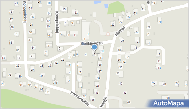 Nowy Wiśnicz, Sienkiewicza Henryka, 2, mapa Nowy Wiśnicz