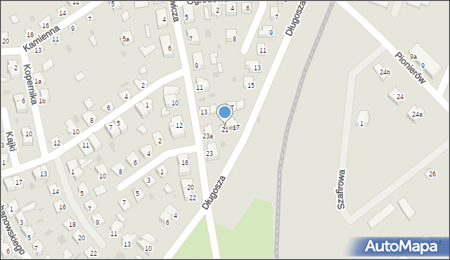 Olsztynek, Sienkiewicza Henryka, 21, mapa Olsztynek