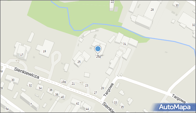 Opatów, Sienkiewicza Henryka, 25a, mapa Opatów