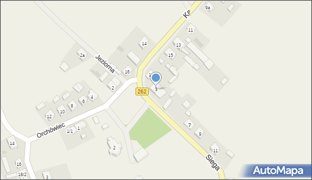 Orchowo, Siega Nikodema, ks., 3, mapa Orchowo