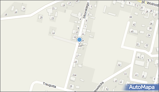 Osięciny, Sikorskiego Władysława, gen., 11b, mapa Osięciny