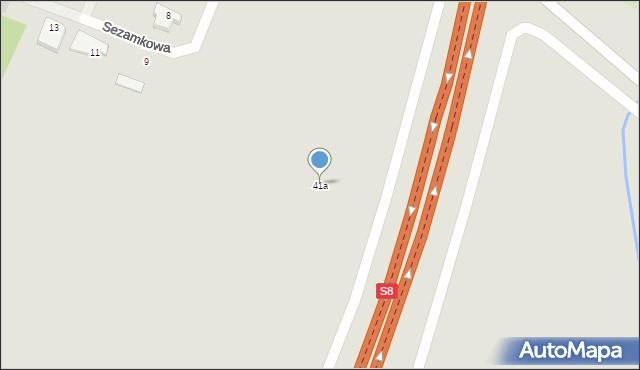 Ostrów Mazowiecka, Sikorskiego Władysława, gen., 41a, mapa Ostrów Mazowiecka