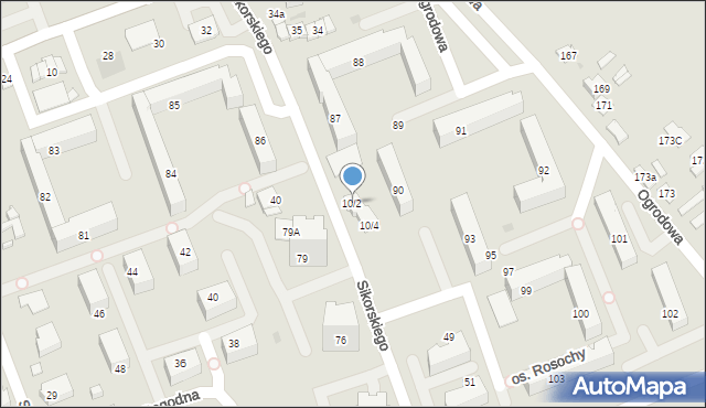 Ostrowiec Świętokrzyski, Sikorskiego Władysława, gen., 10/2, mapa Ostrowiec Świętokrzyski