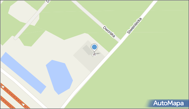 Ostrowik, Siwieniecka, 5, mapa Ostrowik