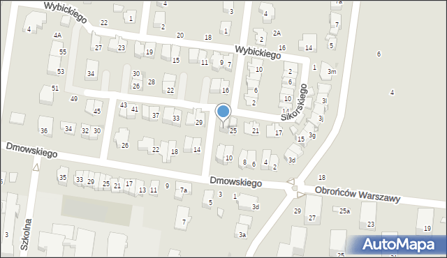 Ożarów Mazowiecki, Sikorskiego Władysława, gen., 27, mapa Ożarów Mazowiecki