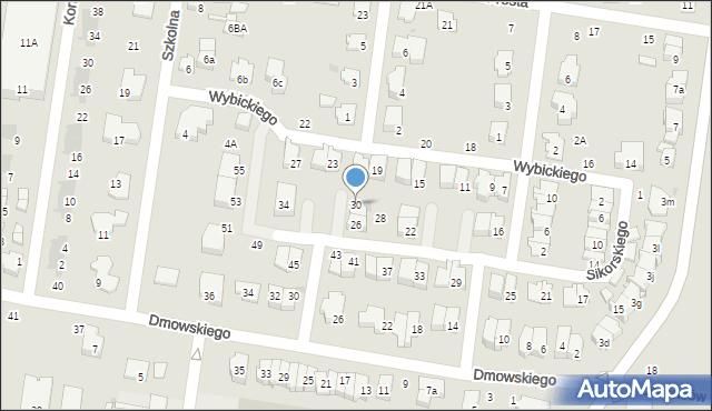 Ożarów Mazowiecki, Sikorskiego Władysława, gen., 30, mapa Ożarów Mazowiecki