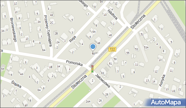 Piaseczno, Sienkiewicza Henryka, 50, mapa Piaseczno