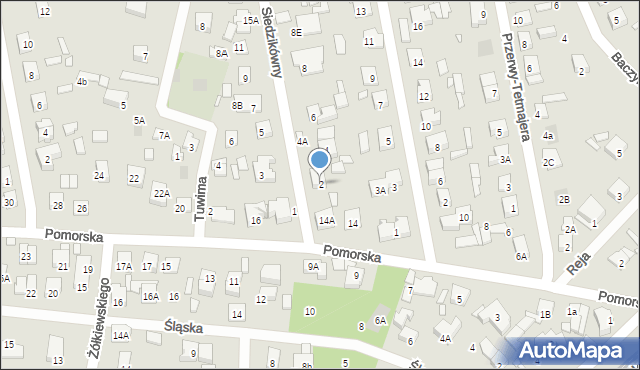 Piaseczno, Siedzikówny-Inki Danuty, 2, mapa Piaseczno