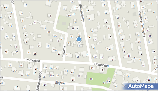 Piaseczno, Siedzikówny-Inki Danuty, 3, mapa Piaseczno