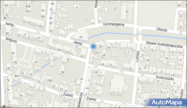 Piekary Śląskie, Sienkiewicza Henryka, 5, mapa Piekary Śląskie