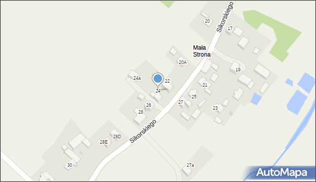 Pielgrzymowice, Sikorskiego Władysława, gen., 24, mapa Pielgrzymowice