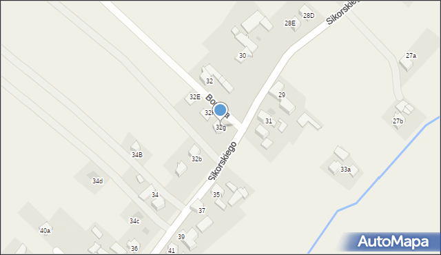 Pielgrzymowice, Sikorskiego Władysława, gen., 32g, mapa Pielgrzymowice