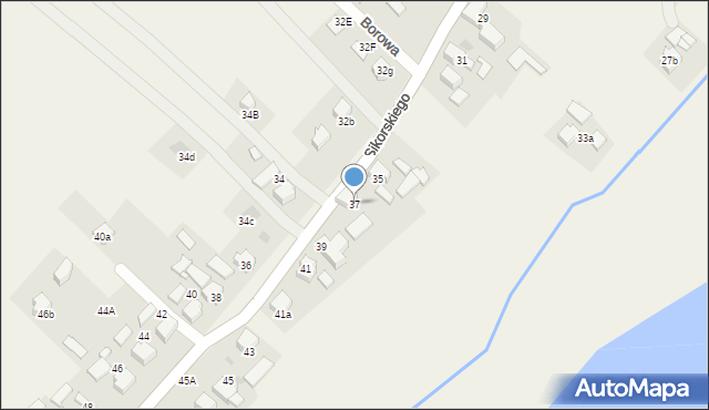 Pielgrzymowice, Sikorskiego Władysława, gen., 37, mapa Pielgrzymowice