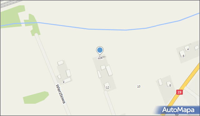 Platerów, Siedlecka, 12A, mapa Platerów