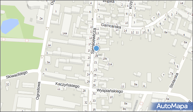 Pleszew, Sienkiewicza Henryka, 19, mapa Pleszew