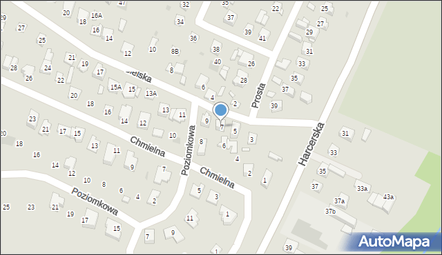 Płock, Sielska, 7, mapa Płock