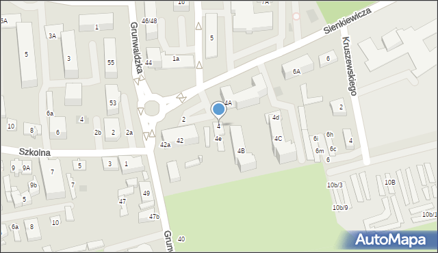 Płońsk, Sienkiewicza Henryka, 4, mapa Płońsk