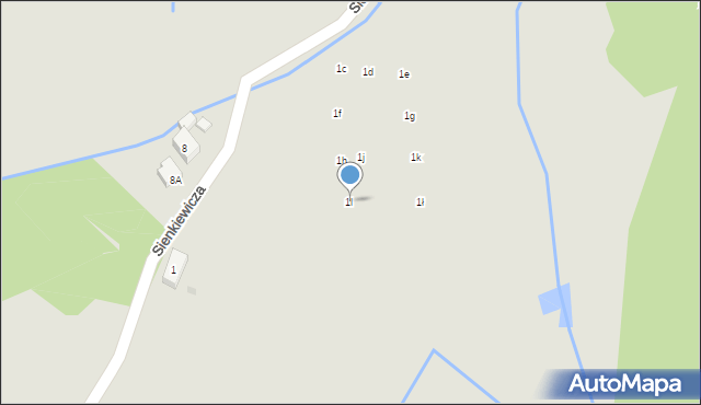 Polanica-Zdrój, Sienkiewicza Henryka, 1l, mapa Polanica-Zdrój