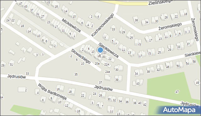 Połaniec, Sienkiewicza Henryka, 18, mapa Połaniec