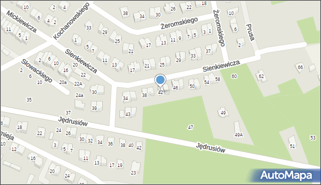Połaniec, Sienkiewicza Henryka, 42, mapa Połaniec