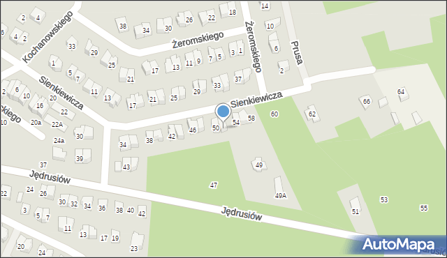 Połaniec, Sienkiewicza Henryka, 52, mapa Połaniec