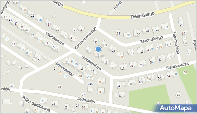 Połaniec, Sienkiewicza Henryka, 7, mapa Połaniec