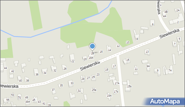 Poręba, Siewierska, 18, mapa Poręba