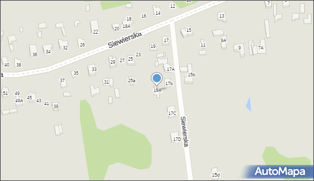 Poręba, Siewierska, 19A, mapa Poręba