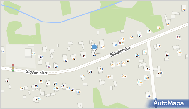 Poręba, Siewierska, 26, mapa Poręba