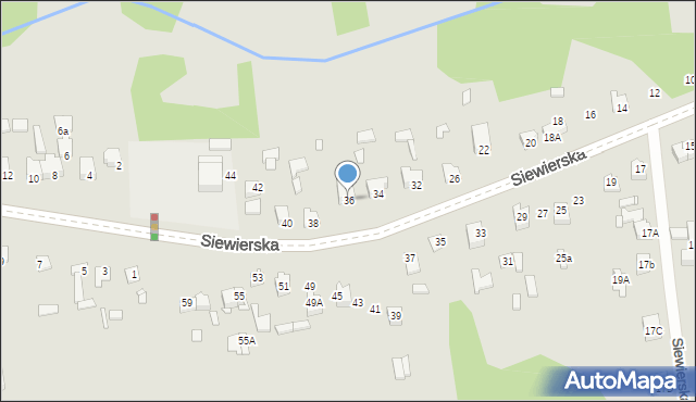 Poręba, Siewierska, 36, mapa Poręba