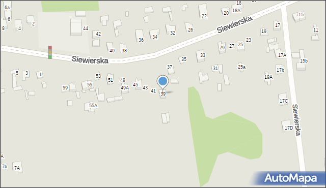 Poręba, Siewierska, 39, mapa Poręba