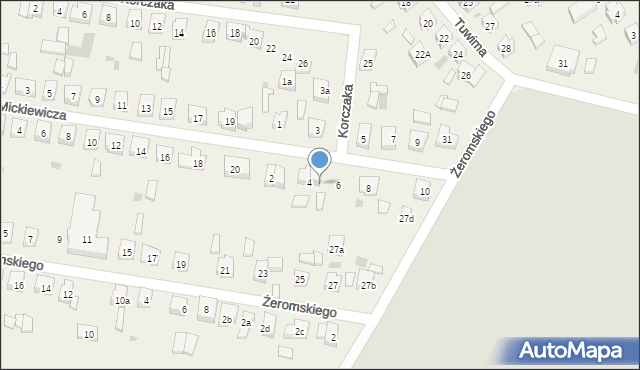 Posada, Sienkiewicza Henryka, 4a, mapa Posada