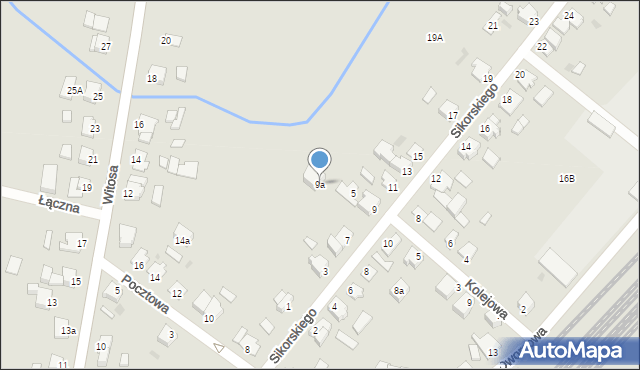 Pruszcz, Sikorskiego Władysława, gen., 9a, mapa Pruszcz