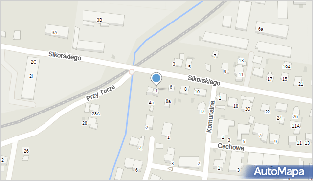 Pruszcz Gdański, Sikorskiego Władysława, gen., 4, mapa Pruszcz Gdański