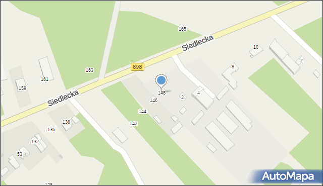 Pruszyn-Pieńki, Siedlecka, 148, mapa Pruszyn-Pieńki