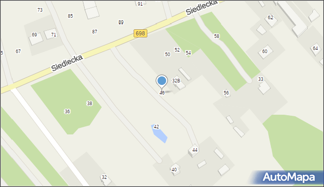 Pruszyn-Pieńki, Siedlecka, 46, mapa Pruszyn-Pieńki