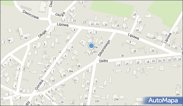 Przemków, Sikorskiego Władysława, gen., 11, mapa Przemków