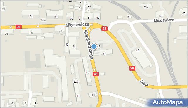 Przemyśl, Siemiradzkiego Henryka, 10, mapa Przemyśla