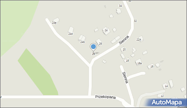 Przemyśl, Sienna, 28, mapa Przemyśla