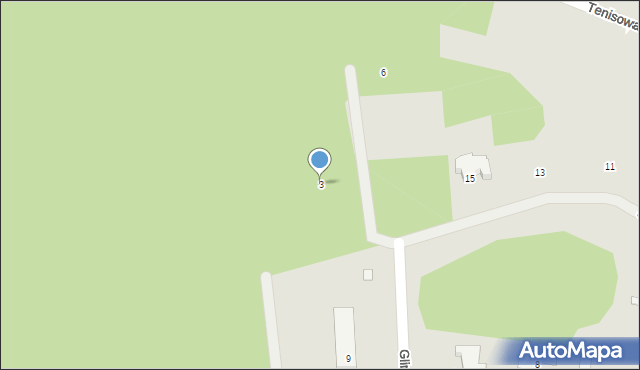 Puszczykowo, Sielankowa, 3, mapa Puszczykowo