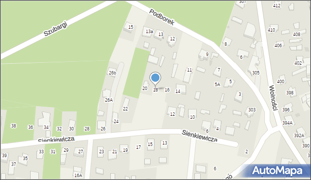 Pysznica, Sienkiewicza Henryka, 18, mapa Pysznica
