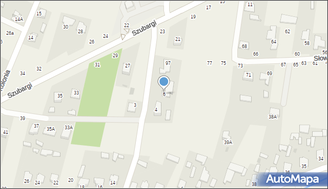 Pysznica, Sikorskiego Władysława, gen., 6, mapa Pysznica