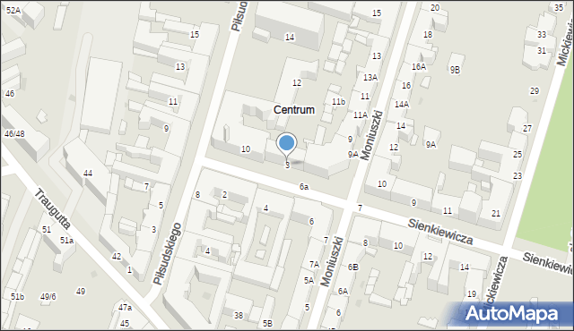 Radom, Sienkiewicza Henryka, 3, mapa Radomia