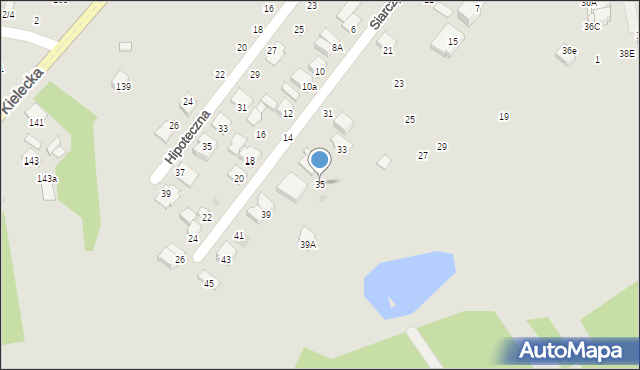 Radom, Siarczyńskiego Franciszka, ks., 35, mapa Radomia