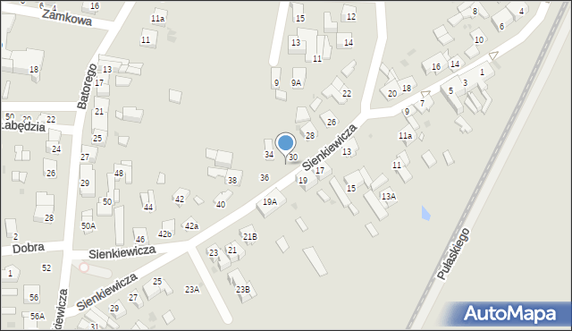 Radomsko, Sienkiewicza Henryka, 32, mapa Radomsko